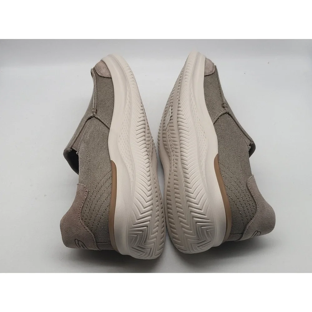 Skechers Hastings Vigo Men\'s 13 Taupe Relaxed Fit Slip-On Shoes 205366 TPE SKECHERS Hasting-Vigo Taupe Relaxed Fit Sneaker Shoe Men main image 2